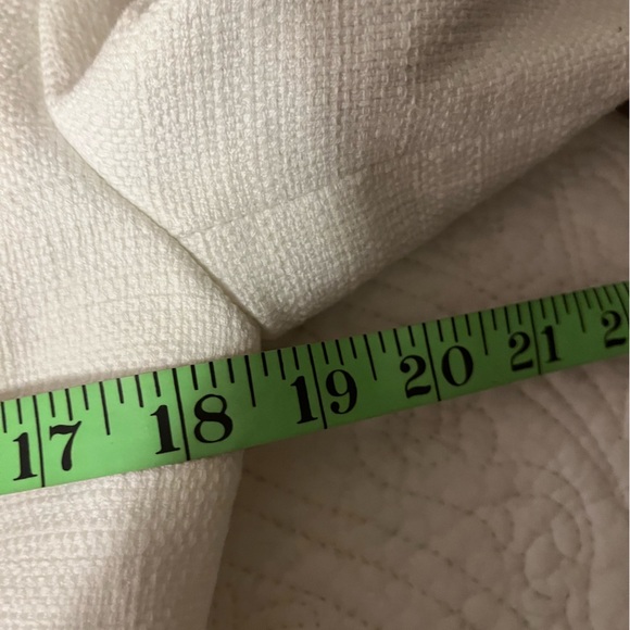 Banana Republic White Military Inspired Round Collar Blazer, size 4 - Picture 13 of 14